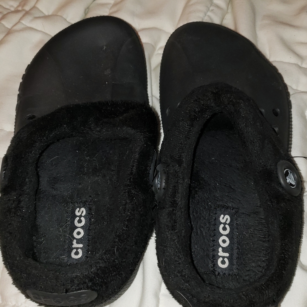 Winter Crocs w/removable liner for summer